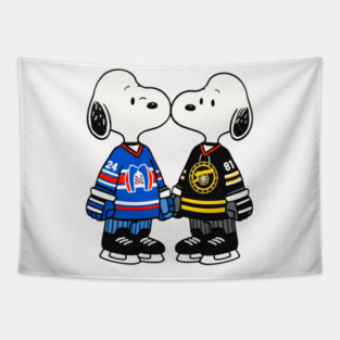 Heated Rivalry Ilya & Shane Snoopy-Beagle Tapestry