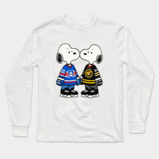 Heated Rivalry Ilya & Shane Snoopy-Beagle Long Sleeve T-Shirt