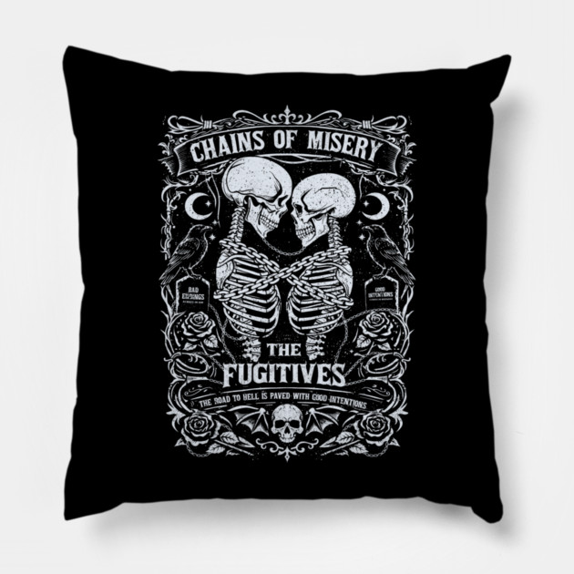 CHAINS OF MISERY Pillow by artslaves