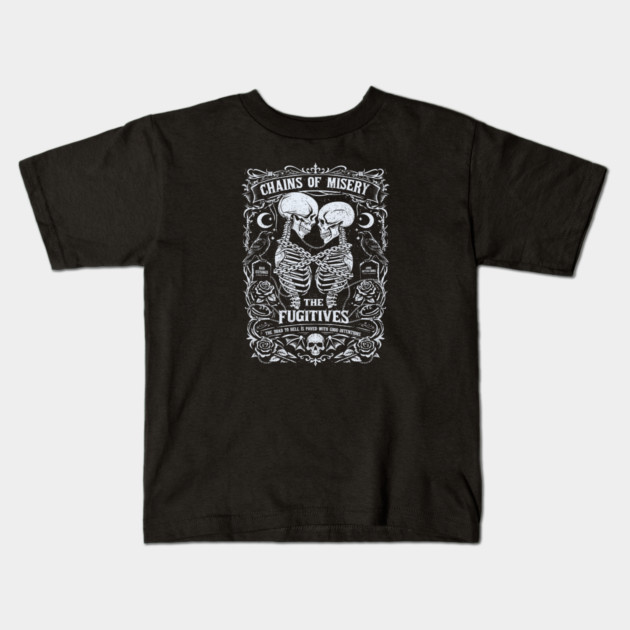 CHAINS OF MISERY Kids T-Shirt by artslaves
