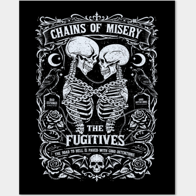 CHAINS OF MISERY Wall Art by artslaves