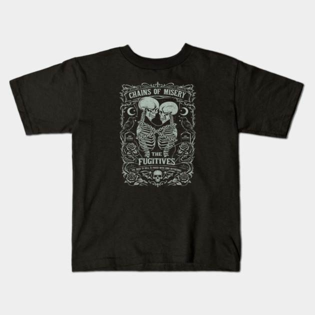 CHAINS OF MISERY Kids T-Shirt by artslaves
