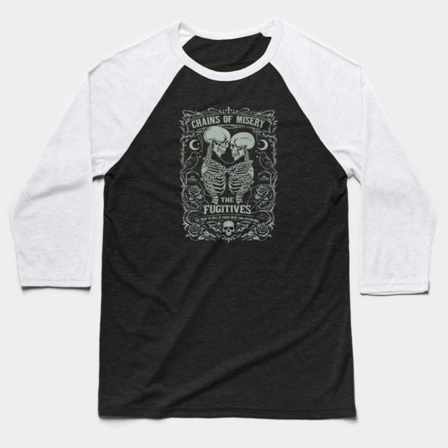 CHAINS OF MISERY Baseball T-Shirt by artslaves