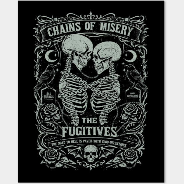 CHAINS OF MISERY Wall Art by artslaves
