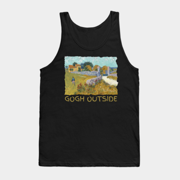 Van Gogh Starry Night Gogh Outside Tank Top by The WYLD Tribe