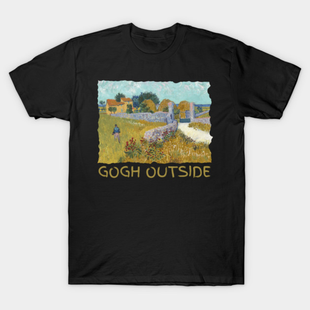 Van Gogh Starry Night Gogh Outside T-Shirt by The WYLD Tribe