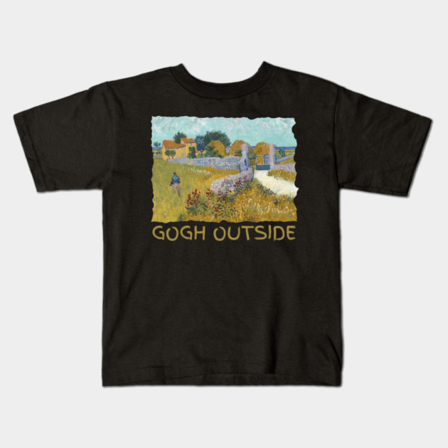 Van Gogh Starry Night Gogh Outside Kids T-Shirt by The WYLD Tribe