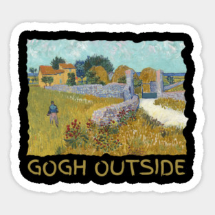 Van Gogh Starry Night Gogh Outside Sticker