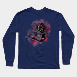 Deep Sea Mermaid Long Sleeve T-Shirt