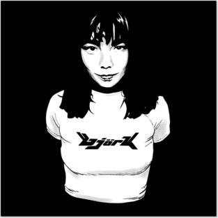 bjork Posters and Art
