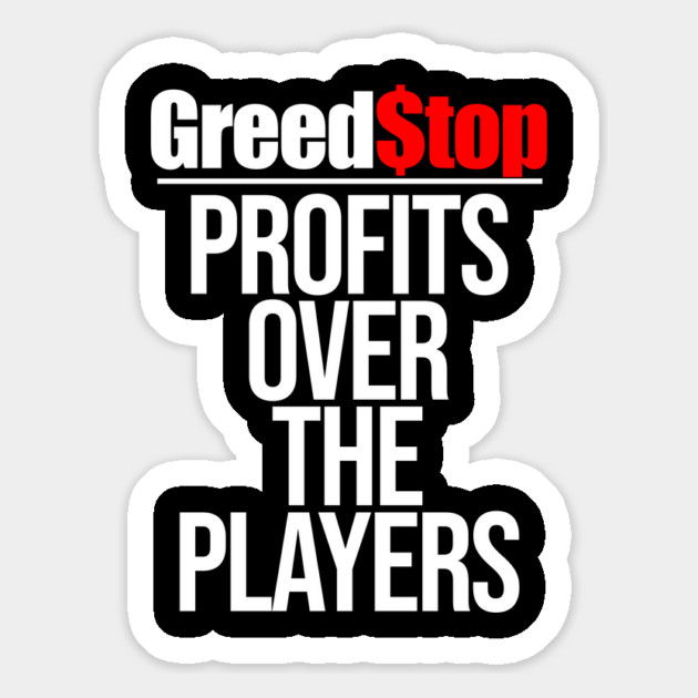 Greed$top Profits Over The Players Greed Stop Magnet by belownormal