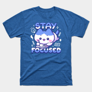 Hachiware Stay Focused T-Shirt