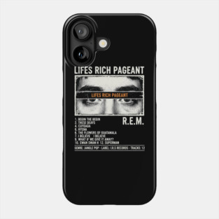 R.E.M. - LIFES RICH PAGEANT || ALBUM TRACKLIST || Phone Case
