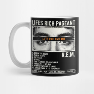 R.E.M. - LIFES RICH PAGEANT || ALBUM TRACKLIST || Mug