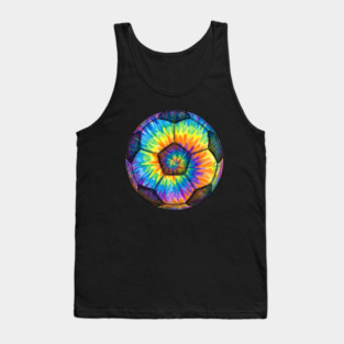 Tie-Dye Soccer Ball Tank Top