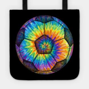 Tie-Dye Soccer Ball Tote