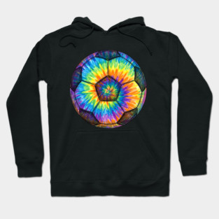 Tie-Dye Soccer Ball Hoodie
