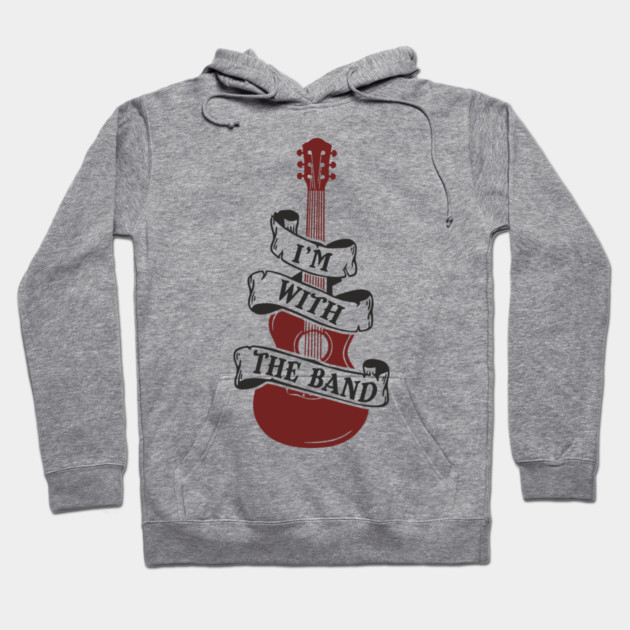 I'm With the Band Guitar Groupie Vibes Hoodie by Anticorporati