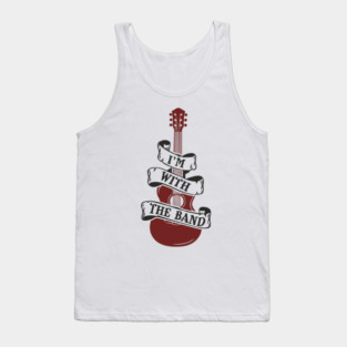 I'm With the Band Guitar Groupie Vibes Tank Top