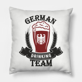 German Drinking Team Oktoberfest Vibes Pillow