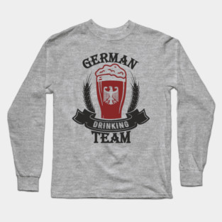 German Drinking Team Oktoberfest Vibes Long Sleeve T-Shirt