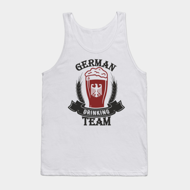 German Drinking Team Oktoberfest Vibes Tank Top by Anticorporati