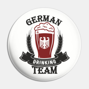 German Drinking Team Oktoberfest Vibes Pin
