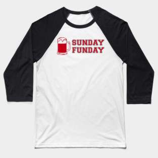 Sunday Funday Boozy Chill Mode Baseball T-Shirt