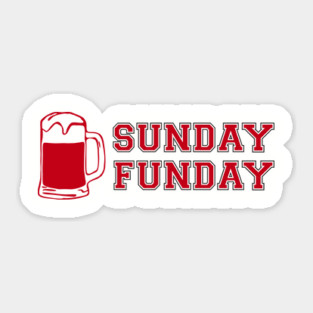 Sunday Funday Boozy Chill Mode Sticker