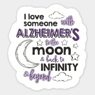 I Love Someone with Alzheimer’s Memory Matters Sticker