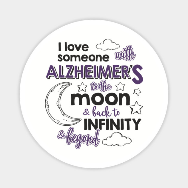 I Love Someone with Alzheimer’s Memory Matters Magnet by Anticorporati