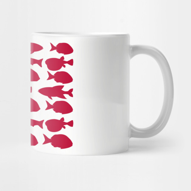 American Flag Made of Fish Angler Life by Anticorporati