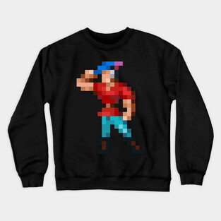 Graham low-res pixelart Crewneck Sweatshirt