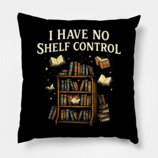 No Shelf Control – book chaos vintage Pillow
