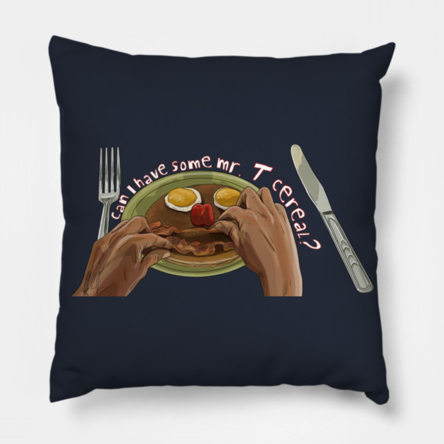 Pee-Wee's Big Adventure: Mr. Breakfast Pillow by 51Deesigns