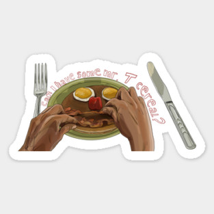 Pee-Wee's Big Adventure: Mr. Breakfast Sticker