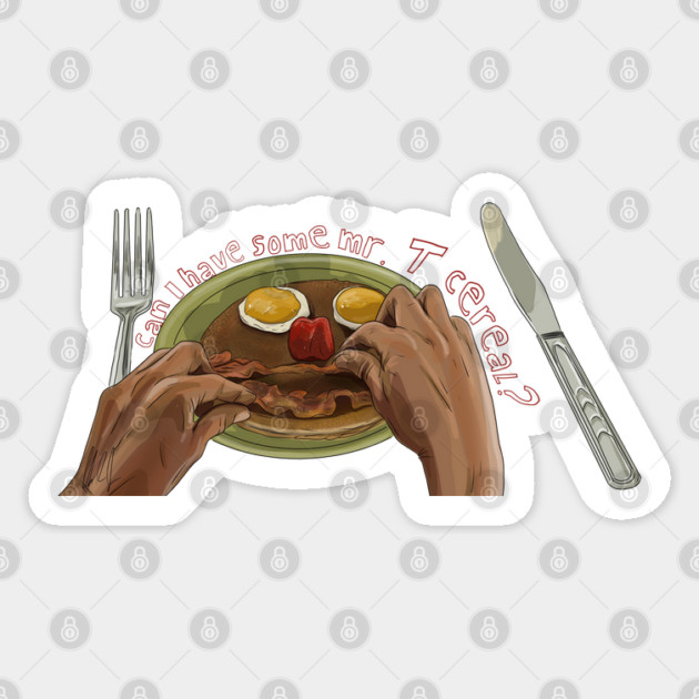 Pee-Wee's Big Adventure: Mr. Breakfast Sticker by 51Deesigns