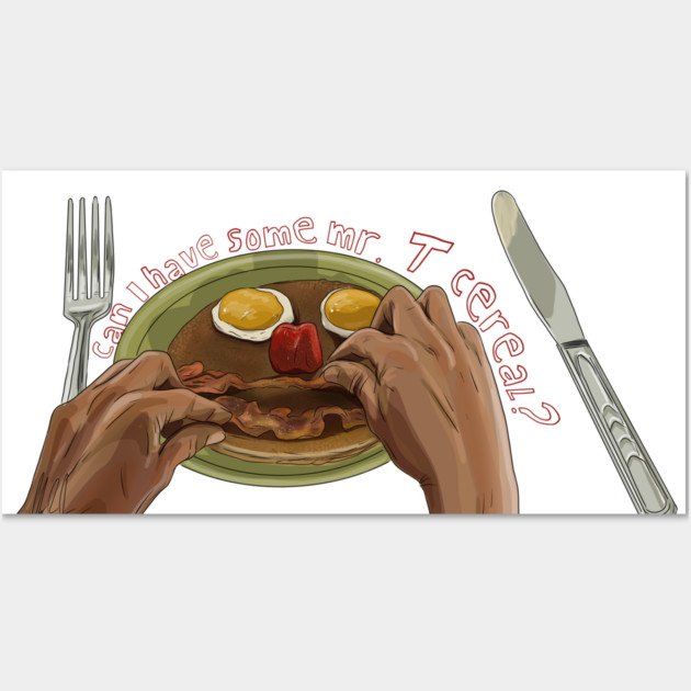 Pee-Wee's Big Adventure: Mr. Breakfast Wall Art by 51Deesigns