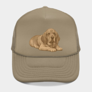 Bloodhound Dog – Vintage Style Hound Art Hat