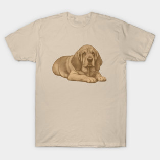 Bloodhound Dog – Vintage Style Hound Art T-Shirt
