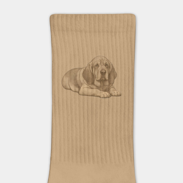 Bloodhound Dog – Vintage Style Hound Art by DonWillisJrArt