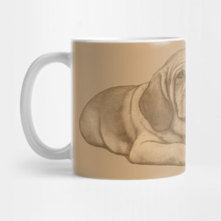 Bloodhound Dog – Vintage Style Hound Art Mug