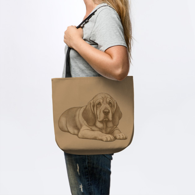 Bloodhound Dog – Vintage Style Hound Art by DonWillisJrArt