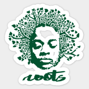 Afro Roots Sticker