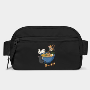 Kawaii Ramen Cats - Cute Kittens Eating Noodles Bag