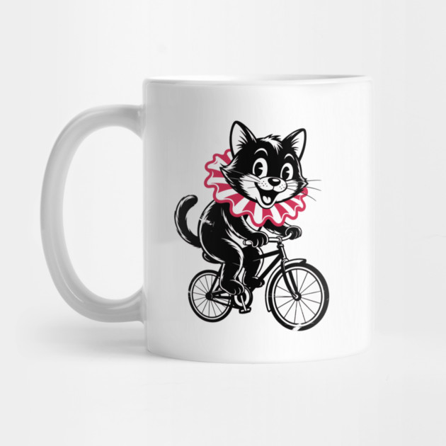 Cat Riding bicycle by CreativeSage