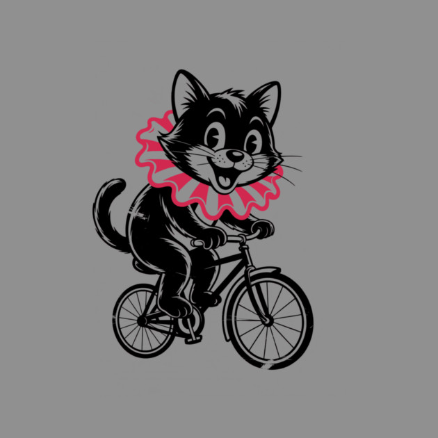 Cat Riding bicycle by CreativeSage