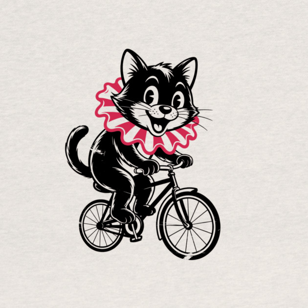 Cat Riding bicycle by CreativeSage