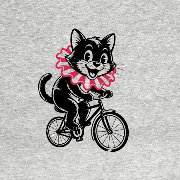 Cat Riding bicycle by CreativeSage