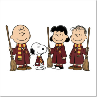 Gryffindor Peanuts Posters and Art